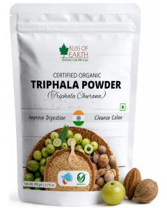 Bliss of Earth Triphala Powder 900g / Ayurvedic Herbal Blend (Amla, Haritaki, Bibhitaki) / Digestive Support & Gut Health / Natural Antioxidant & High Fiber Supplement / Vegan, Additive-Free Wellness Powder