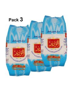 Al Wazir Perfumed Soap Flakes, 3 x 900g (2.7kg Total) Laundry Detergent for Hand Wash & Washing Machines, Fresh Fragrance