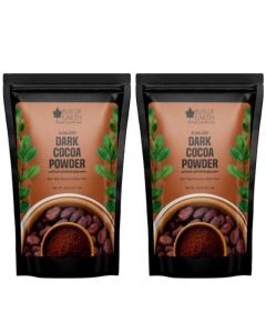 Bliss of Earth Dark Cocoa Powder 1KG (Pack of 2) / Alkalized Unsweetened Cocoa Powder / Pure Baking Cocoa for Cakes, Brownies & Hot Chocolate / Vegan & Keto Friendly