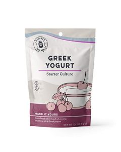 Cultures for Health Greek Yogurt Starter Culture 2 Packets Dehydrated Heirloom Style DIY Probiotic Yogurt Delicious for Smoothies Granola and Berries Tzatziki Soup Other Healthy Snacks