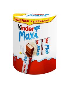 Kinder Maxi Milk Cocoa Chocolate Bar- 21gmsX11 Bars