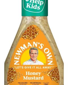 Newman's Own Honey Mustard Dressing, 16 Ounce Bottles - Pack of 3