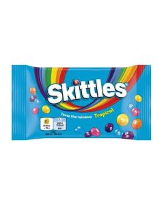 Skittles Tropical Flavored Coated Button Chewy Candies- 38gms