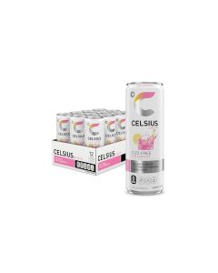 CELSIUS Fizz Free Pink Lemonade Sugar Free Energy Drink 12 Fl Oz Pack of 12