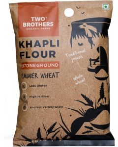 Two Brothers Organic Khapli Wheat Flour - 2 kg