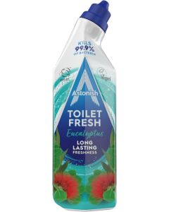 Toilet Fresh Eucalyptus Long Lasting Fragrance Kills 99.9% Bacteria 360 Degree Easy Cleaning Prevent Limescale Buildup Fast Working Cruelty Free Vegan 750ML