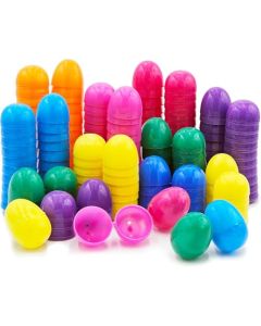 The Dreidel Company 1000Pack Fillable Easter Eggs with Hinge Bulk Colorful Bright Plastic Easter Eggs Perfect for Easter Egg Hunt Suprise Egg Easter Hunt 225 Assorted Colors 1000Pack
