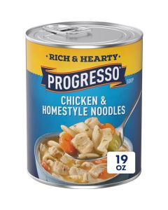 Progresso Rich and Hearty Chicken and Homestyle Noodles Canned Soup 19 oz