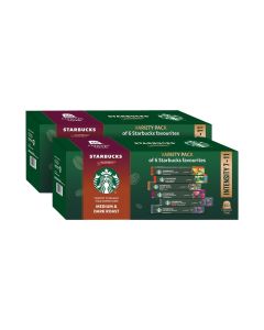 STARBUCKS MEDIUM & DARK ROAST VARIETY PACK 330g 10% OFF