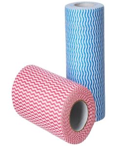 Multipurpose Kitchen Roll Towels / Washable & Reusable Cleaning Tissue Napkins / 80 Pulls Roll / Highly Absorbent Non-Woven Disposable Cloth for Home & Kitchen (Multicolour) (Pack of 1)