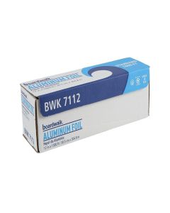 Boardwalk 7112 Extra Thick Standard Aluminum Foil Roll, 1000' Length x 12" Width x 16 Micron Thickness