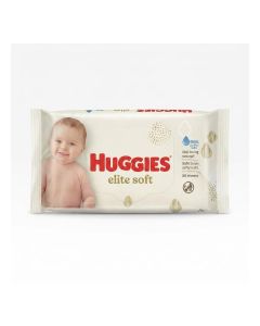 Huggies Elite Soft Baby Wipes, 56 Sheets, Soft and Gentle Wet Wipes for Babies