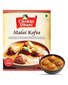 Malai Kofta 300 gm / Ready to Eat Meal / Instant Premix / Home Style Food / Ready in 2 Minutes / Just Heat on Microwave / Stove Top or Hot Water