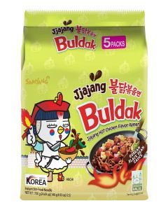 Samyang en Ramen Jjajang Noodles, 5 X 140 grams