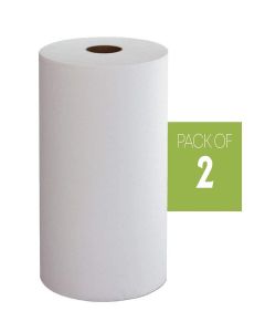 Fast Fine (1 kg) HRT Kitchen Tissue/Towel Paper Roll (Pack of 2) 100% Biodegradable Virgin Tissue Paper Eco Friendly Soft Highly Skin-Friendly Tissue/Paper Towel