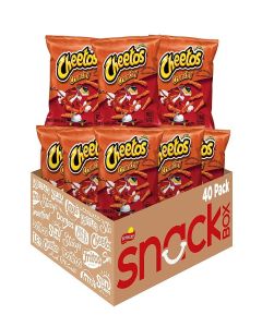 Cheetos Crunchy Cheese Flavored Snacks, Gluten Free, 1 Ounce Single Serve Bags (Pack of 40)