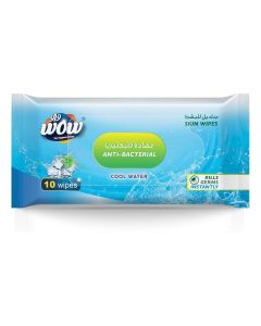 WOW Antibacterial Skin Wipes - Cool Water