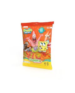 FRUIT FLAVOURED SOFT CANDY WORMS(SPONGEBOB) 1x12x70g