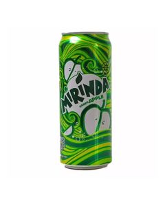 Mirinda, Green Apple flavor 162 Kcal Per 250 ml Energy Soft Drink can, 330 ml