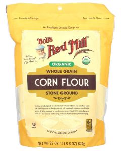 Organic Whole Grain Corn Flour 22 oz (624 g)