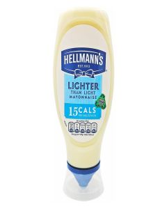 Hellmann's Lighter than Light 100% recycled plastic bottle Mayonnaise light mayo for sandwiches, wraps and salads 430 ml