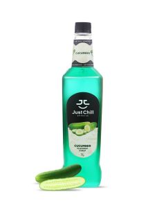 Cucumber Fruit Syrup 1 Litre – Refreshing Cucumber Syrup for Drinks, Mocktails & Cafe Beverages