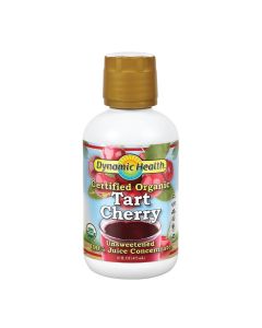 Dynamic Health Organic Tart Cherry Juice Concentrate 100 Pure 16 Servings