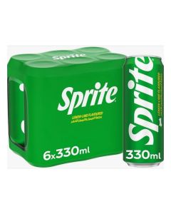 Sprite Lemon and Mint Flavoured Carbonated Cans, 330ml X 6 X 4