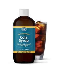 Caffeine Free Noncarbonated Cola Syrup with Pure Cane Sugar No High Fructose Corn Syrup 12 Fl Oz