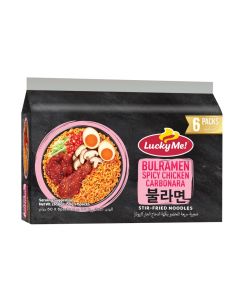 Bulramen Spicy Chicken Carbonara Stir-fried Noodles