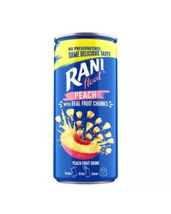 Rani Float Peach Flavor Fruit Juice With Real Fruit Pieces- 250ml