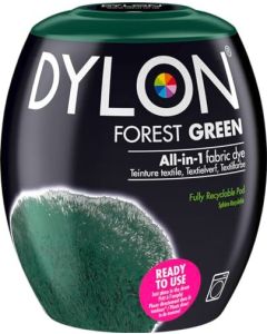 Dylon Washing Machine Fabric Dye Pod for Clothes Soft Furnishings 350g Pack of 1 Forest Green
