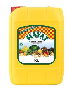 Hayat Palm Olein Pure Vegetable Oil, 10L - Rich in Vitamins A & D