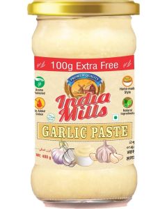 INDIA MILLS Garlic Paste, 400 gm