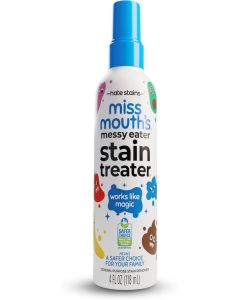 Messy Eater Stain Treater Spray - 4oz Stain Remover - Newborn & Baby Essentials - No Dry Cleaning Food, Grease, Coffee Off Laundry, Underwear, Fabric