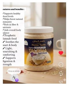Home taste premium talbina with saffron 400g