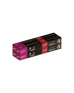 Nespresso Compatible Aluminium Capsules - Organic Colombian Coffee, Pack of 4 (40 Capsules)