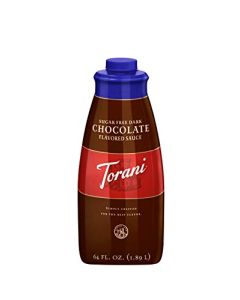 SUGER FREE DARK CHOCOLATE SAUCE 64 OZ
