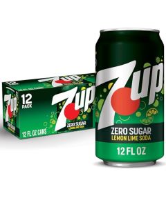 Zero Sugar 7Up Soda 12 Oz Pack of 12