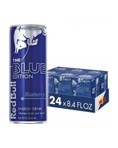 Red Bull The Blue Edition Blueberry Energy Drink Cans - 24x250ml