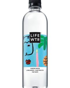 LIFEWTR Premium Enhanced Purified Water, 20 Fl Oz Bottle with Electrolytes