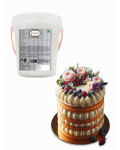 Confect American Buttercream - Vanilla Flavour / Ready-to-Use Frosting for Cakes, Cupcakes & Desserts / Smooth & Spreadable Icing / Vegan, Gluten free, Nut Free- 700 Gms