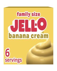Jell-O Instant Pudding & Pie Filling, Banana Cream, 6 servings (pack of 1)