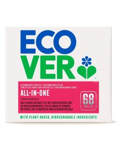 ecover All In One Dishwasher Tablets-68 Lemon & Mandarin 1.36 Kg