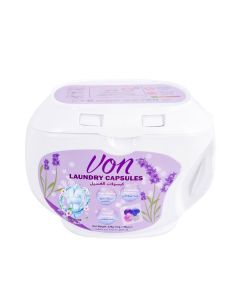 VON 4-in-1 Laundry Detergent Capsules / Deep Cleaning & Powerful Stain Removal / Fresh Fragrance / Easy & Mess-Free Laundry Pods