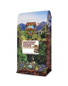 Low Acid Organic Coffee Whole Bean MoldFree Stomach Friendly by Java Planet Espresso Blend Coffee Dark Roast Smooth Full Flavored 1LB Bag