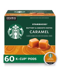 Starbucks KCup Coffee Pods Flavored Hot or Iced Coffee Caramel 60 Keurig Pods