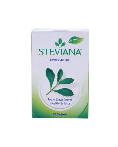Steviana Sweetener From Stevia Leaves 100percent Natural Slim Sticks- 50pcs