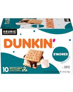 Dunkin Medium Roast Smores Flavored Coffee 60 Keurig KCup Pods