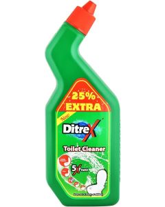 DITREX 750ml Toilet Cleaner Pine Powerful Limescale & Germ Removal Bathroom Cleaner